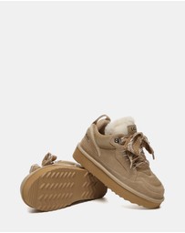 EVERAU - Australian Shepherd Ugg Parkyr Cow Suede Upper UGG Boots