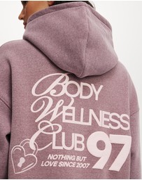 Cotton On Body Active - Plush Premium Graphic Hoodie