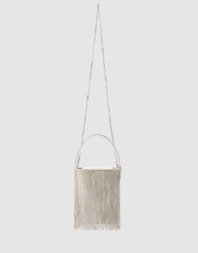 Olga Berg - Billie Crystal Fringe Bag
