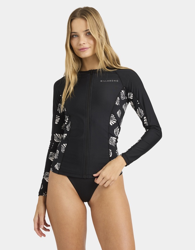 Billabong - Womens Sandy Shells Off Shore Long Sleeve Rash Vest