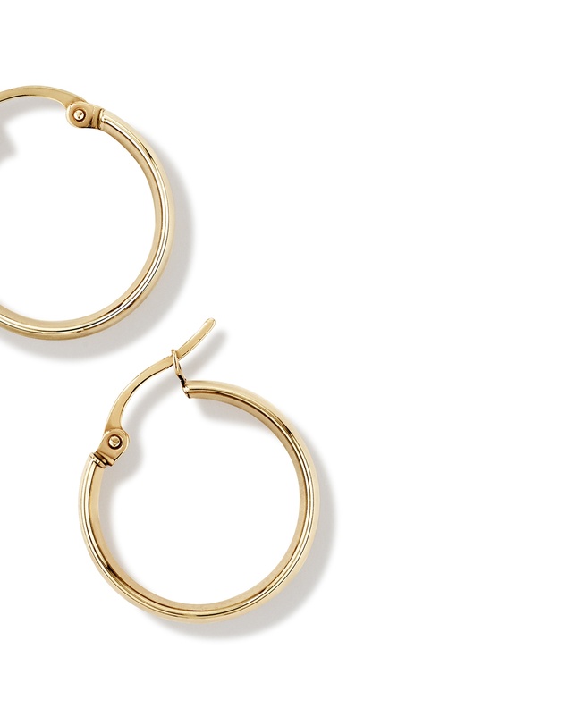 Michael Hill - 15mm Hoop Earrings in 10kt Yellow Gold