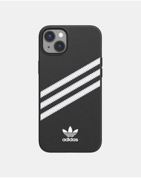 adidas Originals - 3 Stripe Samba iPhone 14 Plus Protective Phone Case PU Leather