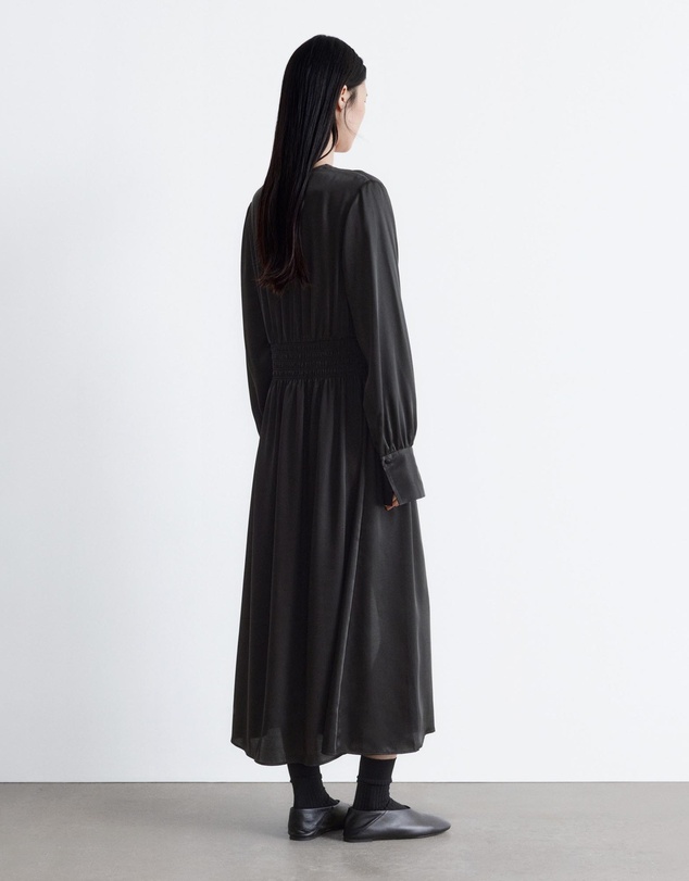 & Other Stories - Satin Midi Shirt Dress