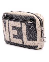 Pre-Loved by Azura Reborn - Pre-Loved Coated Canvas Camellia Logo Camera Bag
