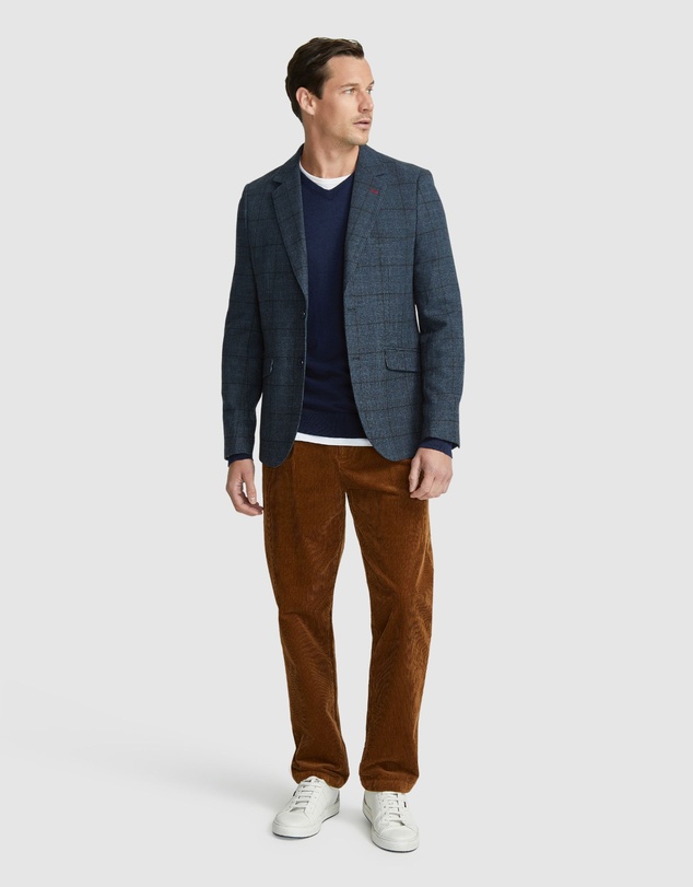 Oxford - Blake Wool Blend Check Blazer