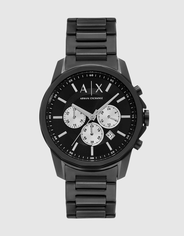 Armani Exchange - Gun-Metal Chronograph Watch