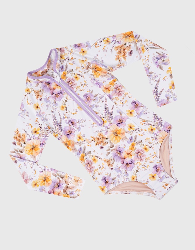 Aqua Blu Kids - Fleur Long Sleeve One Piece