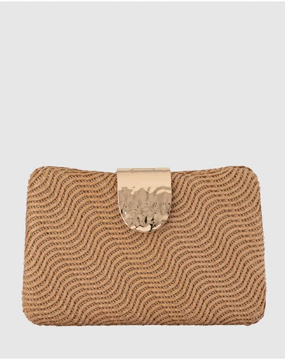 Olga Berg - Lindy Woven Clutch