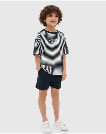 Seed Heritage - Core Stripe Logo Tee