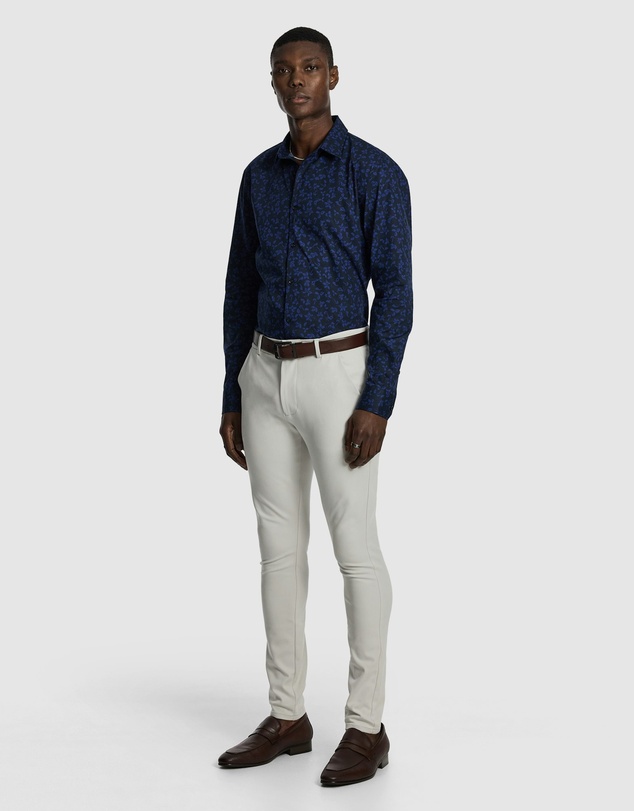 yd. - Linden Slim Floral Shirt
