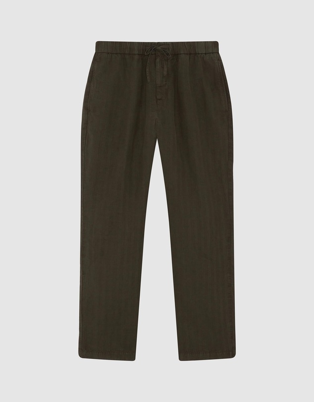 Frescobol Carioca - Oscar Slim Fit Herringbone Trousers