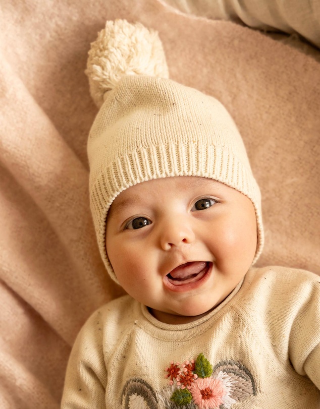Bebe by Minihaha - Charlie Organic Knitted Beanie - Babies