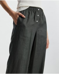 White By FTL - Robin Linen Pants