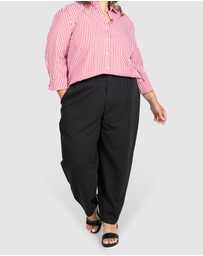 Love Your Wardrobe - Ashleigh Pull-On Suiting Pants