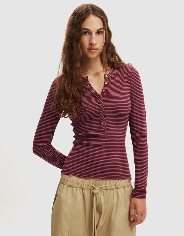 Cotton On - Blake Henley Long Sleeve Top