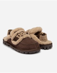 Ozwear Connection Uggs - UGG Violet Matelassé Shearling Slipper (Elastic Logo, Detachable Feature)