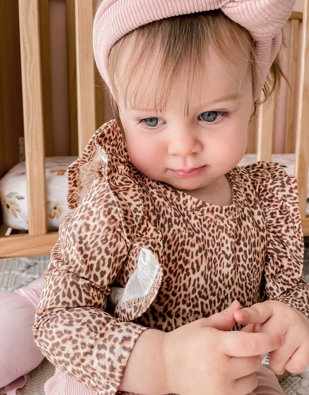 WITH LOVE FOR KIDS - Shimmy Long Sleeve Onesie - Babies