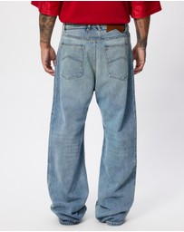 RHUDE - Relaxed Traxedo Denim Jeans