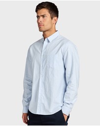 Academy Brand - Dillon Stripe Oxford Shirt