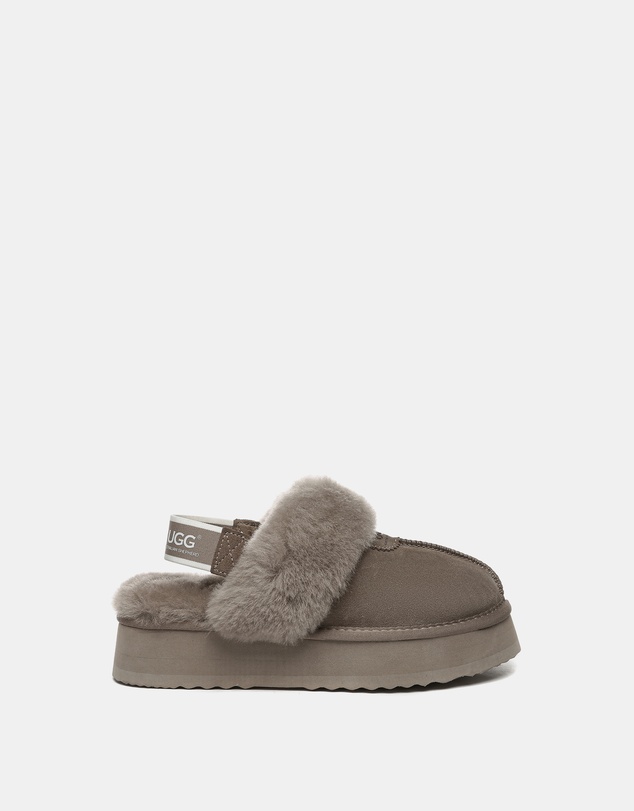 EVERAU - Australian Shepherd Ugg Waffle Platform Cow Suede Upper House Shoes
