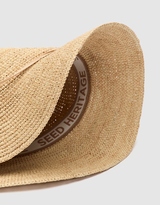 Seed Heritage - Raffia Fedora