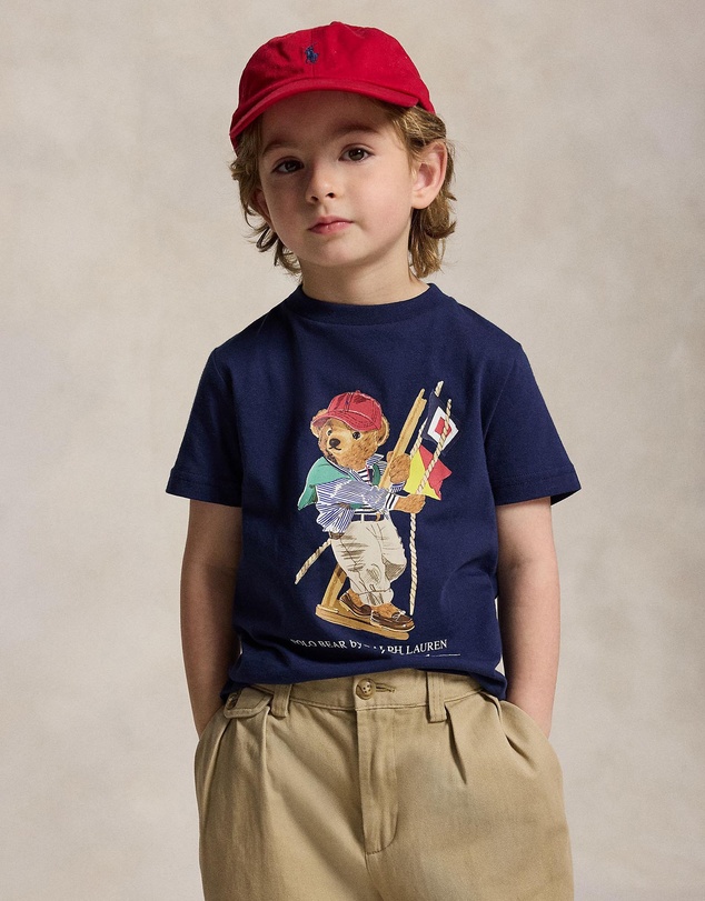 Polo Ralph Lauren - Polo Bear Cotton Jersey Tee - Kids