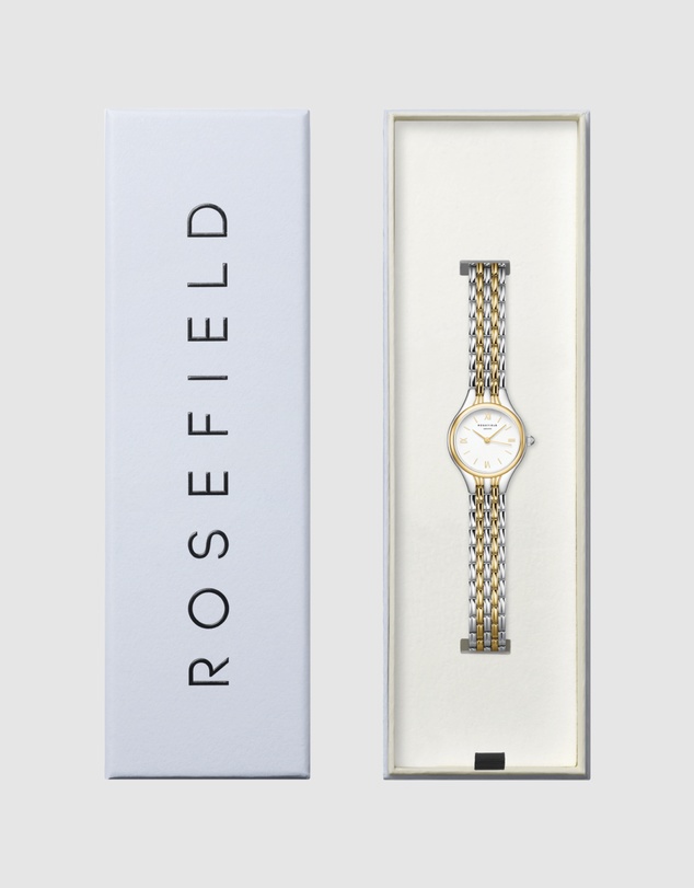 Rosefield - Muse Silver Gold Duotone Stainless Steel Bracelet Watch