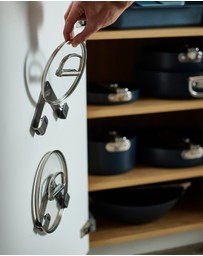Joseph Joseph - Space Pack of 2 Stainless Steel Pan Lid Holders