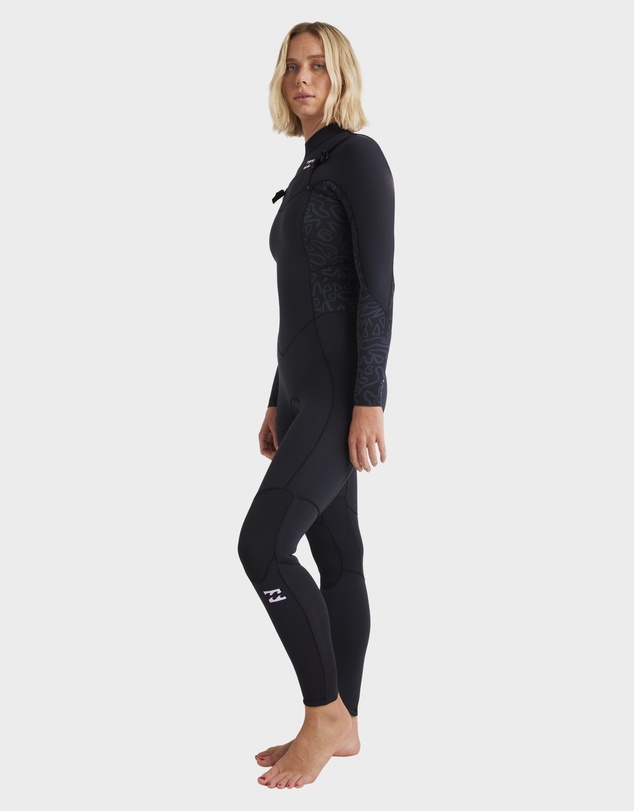 Billabong - Womens 4/3mm Synergy Natural Chest Zip Wetsuit