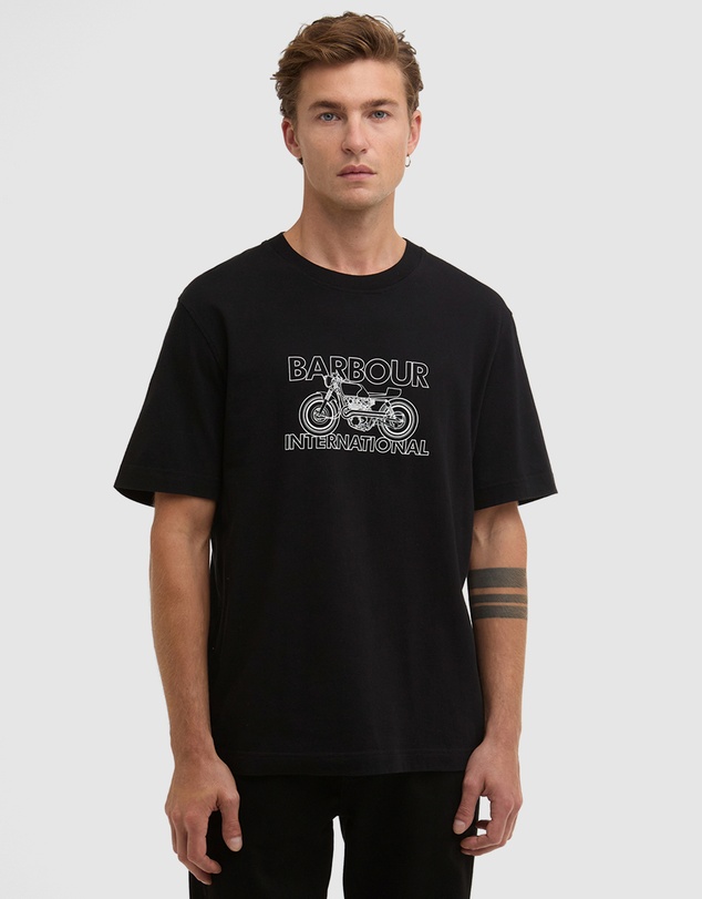 Barbour - B.Intl Cowl Motorbike Graphic T-Shirt
