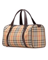 Pre-Loved by Azura Reborn - Pre-Loved Haymarket Check Canvas Travel Bag