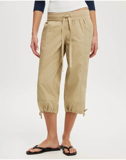 Cotton On - Utility Rib Waist Capri