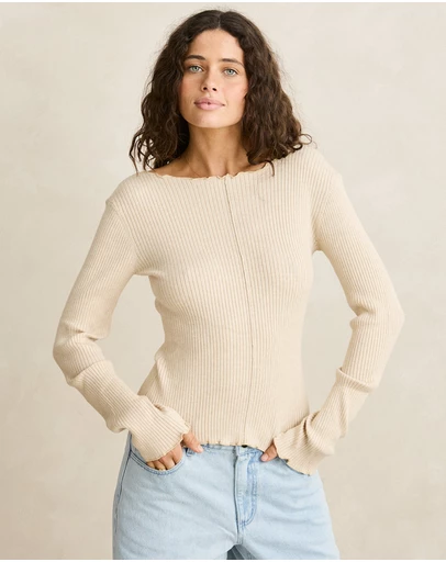 Rhythm - Essential Long Sleeve Knit Top