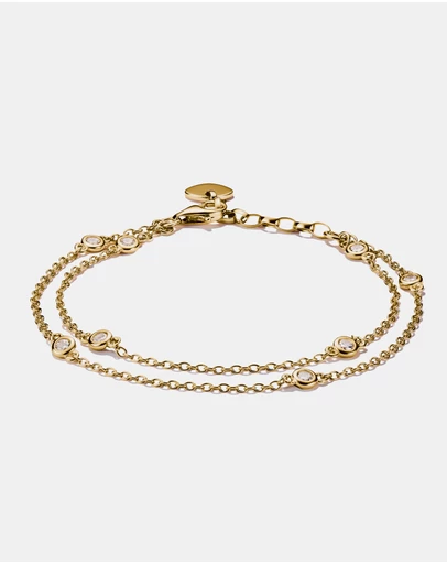 THOMAS SABO - THOMAS SABO Bracelet with Zirconia Double-Row