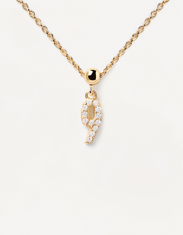 PDPAOLA - Charm Necklace Number 9 Charm