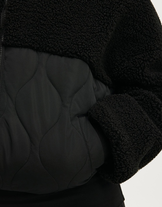 Cotton On Body Active - Sherpa Quilted Hooded Jacket