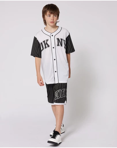 DKNY - Logo Short Sleeve Shirt - Kids-Teens
