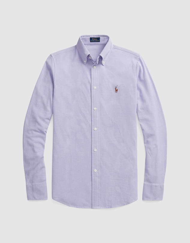 Polo Ralph Lauren - Slim Fit Knit Cotton Oxford Shirt - The ICONIC Exclusive