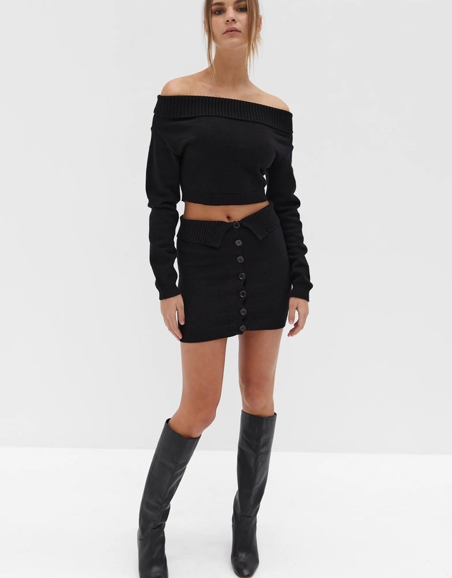 Style Addict - Kenza Button Down Skirt