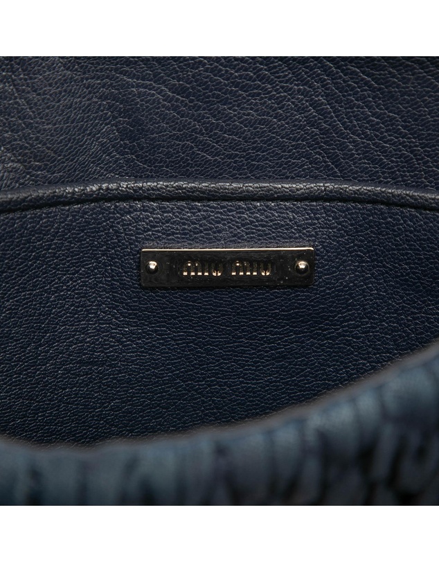 Pre-Loved by Azura Reborn - Pre-Loved Matelasse Denim Crystal Satchel