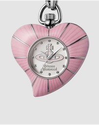 Vivienne Westwood - Vivienne Westwood Heart Pendant 32mm Pink Watch