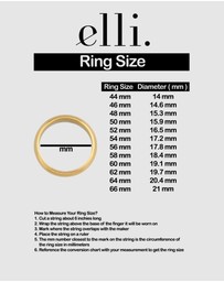 Elli Jewelry - Ring Waves Look Trend in 925 Sterling Silver Rose Gold Plated