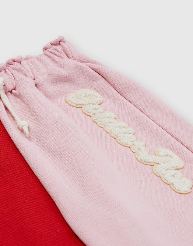 Goldie + Ace - Comfy Embroidered Wide Leg Sweatpants - Babies-Kids