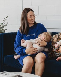 OMM Label - Mum-made Nursing Sweatshirt Dress