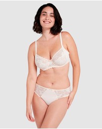 Sans Complexe - Capucine Low Rise Two-Tone Lace Brief