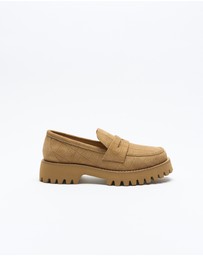 Walnut Melbourne - Coco Leather Loafer