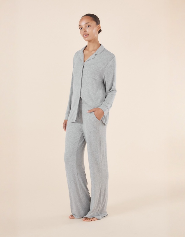 Gingerlilly - Emilia Ribbed Lounge PJ set