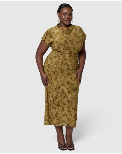 Sunday In The City - Wild Grace Midi Dress