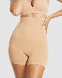 Ambra - 2 Pack Reshape Hi Waisted Shaper Short