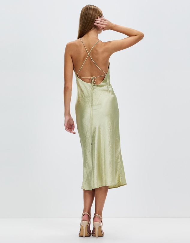 Third Form - Crush Bias Cowl Slip Dress